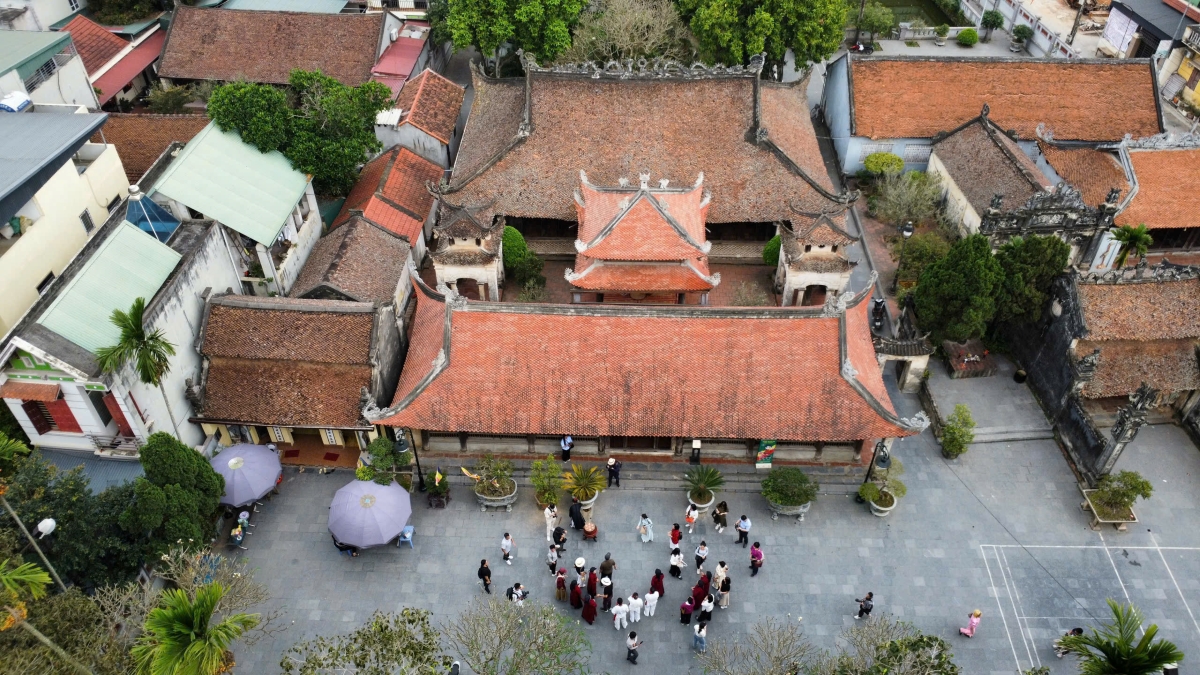 Das altes Xoan-Dorf bereitet sich auf das Hung-Tempelfest vor